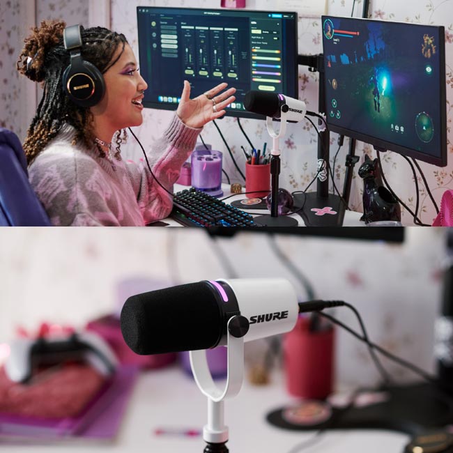 MV7+ Podcast實況動圈麥克風