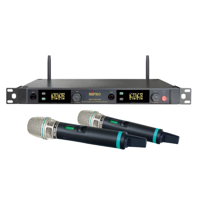 ACT-5812A 5.8G數位雙頻無線麥克風組